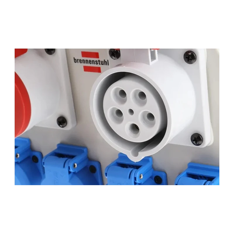 brennenstuhl 2 m 24 Socket BS4343/EN60309 110V-16A Extension Lead Kit, 230V / 400V, IP44 1153750