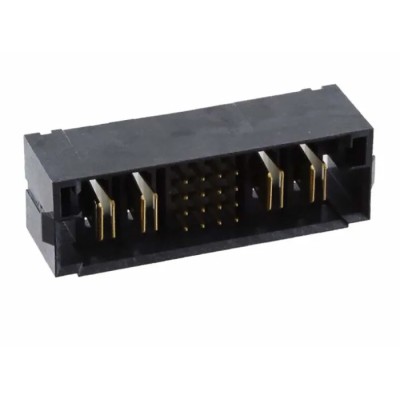 Samtec MPTC Series Straight Through Hole PCB Header 28 Contacts 2 mm Pitch 14 Row Shrouded MPTC-02-24-02-6.30-01-L-V-LC