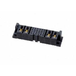 Samtec MPS-C Series Straight Through Hole PCB Socket 28-Contact 14 Row 2 mm Pitch Solder MPSC-02-24-02-7.70-01-L-V-LC