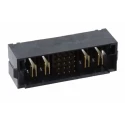 Samtec MPTC Series Straight Through Hole PCB Header, 20 Contacts, 2 mm Pitch, 10 Row, Shrouded MPTC-02-16-02-6.30-01-L-V