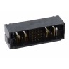 Samtec MPTC Series Straight Through Hole PCB Header, 20 Contacts, 2 mm Pitch, 10 Row, Shrouded MPTC-02-16-02-6.30-01-L-V