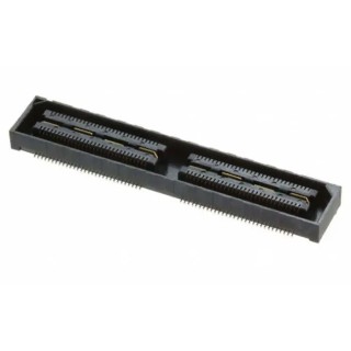 Samtec QSH-RA Series Right Angle Through Hole PCB Socket 120-Contact 2 Row 0.55 mm Pitch 220V QSH-060-01-F-D-DP-A
