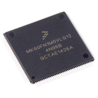 NXP ARM Cortex M4 K60 Microcontroller 120 MHz 1024kB FLASH 144-Pin LQFP MK60FN1M0VLQ12