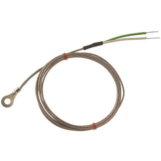RS PRO Type K Washer Thermocouple 2 m Length, 5 mm Diameter Copper Probe, 350 °C Max 200-0611