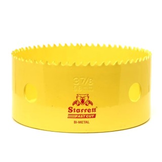 Starrett 98 mm Diameter HSS Bi-metal Drill Bit for Metal, Mild Steel Sheet, Stainless Steel FCH0378-G