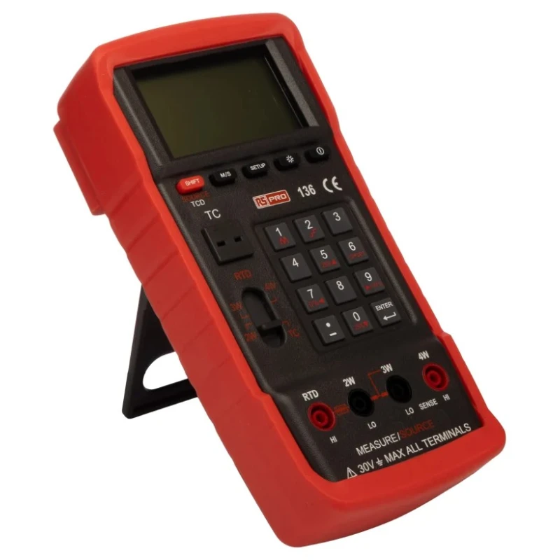 RS PRO High Precision Thermocouple and RTD Temperature Calibrator 0.0003, 0.3% Accuracy 200-1423