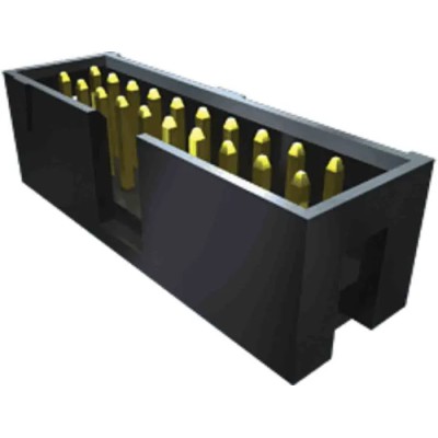 Samtec TSS Series Straight Through Hole PCB Header 10 Contacts 2.54 mm Pitch 2 Row Shrouded TSS-105-01-T-D