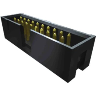 Samtec TST Series Straight Through Hole PCB Header 24 Contacts 2.54 mm Pitch 2 Row Shrouded TST-112-01-G-D