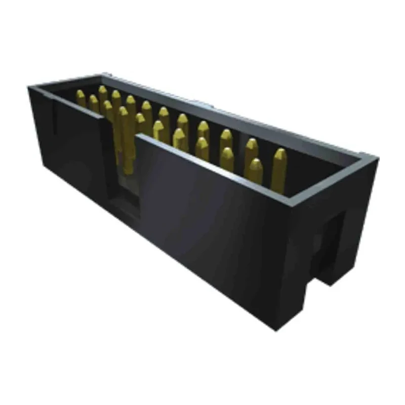 Samtec TST Series Straight Through Hole PCB Header 24 Contacts 2.54 mm Pitch 2 Row Shrouded TST-112-01-G-D