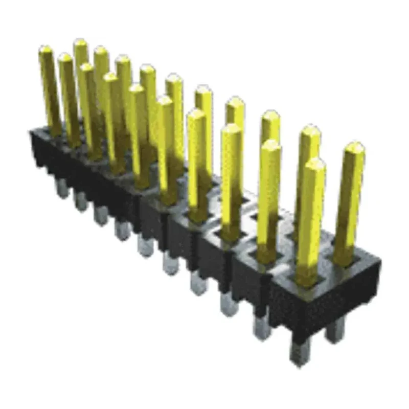 Samtec TSW Series Straight Through Hole Pin Header, 8 Contact, 2.54 mm Pitch, 1 Row, Unshrouded TSW-108-06-T-S