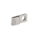 HellermannTyton Grey Stainless Steel Cable Tie Mount 10 mm Width x 10.2 mm Thickness x 23 mm Length 151-00837 SSPC4-SS316-ML
