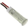 APEM White Panel Mount Indicator LED, 24V dc, 20mA, Lead Wire Termination QS63XXW24
