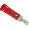 APEM Red Panel Mount Indicator 24V DC 20mA Solder Lug Termination QS81XXR24