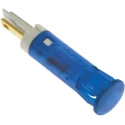 APEM Blue Panel Mount Indicator 24V dc 20mA Solder Lug Termination QS81XXB24