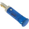 APEM Blue Panel Mount Indicator 24V dc 20mA Solder Lug Termination QS81XXB24