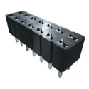 Samtec SLW Series Straight Surface PCB Socket 100-Contact 2 Row 2.54 mm Pitch Solder SLW-150-01-T-D