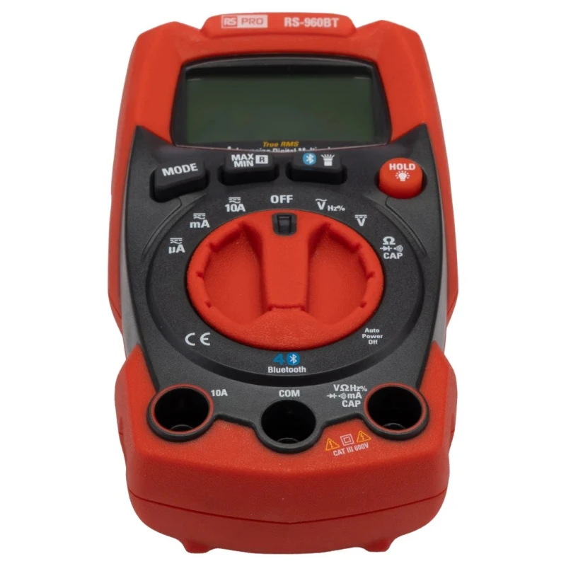 RS PRO Handheld Digital Multimeter 600V True RMS with Bluetooth RS-960BT