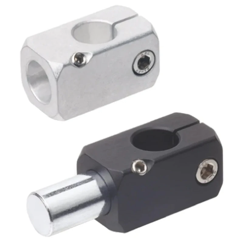 RS PRO Connecting Clamp for Round Strut Profile Tube 8 mm Size M4 Thread, Aluminium, 26mm Length 786-5996