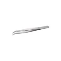 ideal-tek Stainless Steel 120mm ESD Safe Anti-Magnetic Tweezer 09.SM107.SA.1