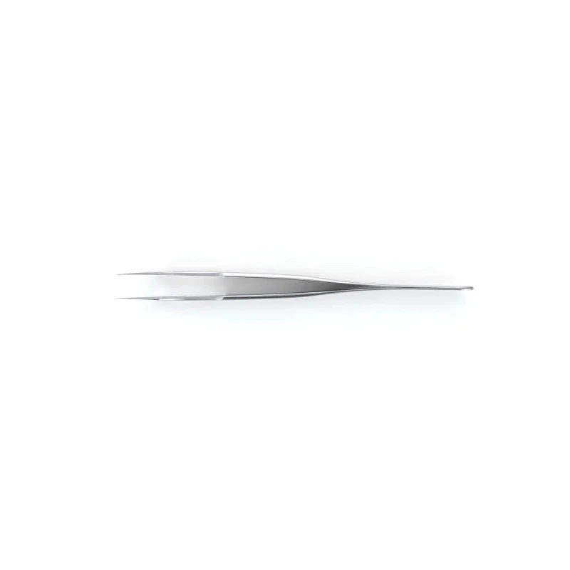 ideal-tek Stainless Steel 120mm ESD Safe Anti-Magnetic Tweezer 09.SM107.SA.1
