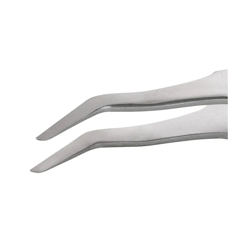 ideal-tek Stainless Steel 120mm ESD Safe Anti-Magnetic Tweezer 09.SM107.SA.1
