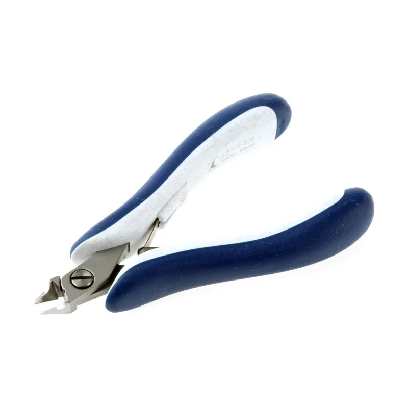 ideal-tek Semi-Flush ESD Safe Side Cutter, Jaw Width 6.4mm, Overall Length 125mm, Ball Bearing Steel Jaws 25.E5540.CRBG