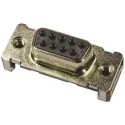HARTING D-Sub 9 Way Straight 2.74 mm Pitch Surface Mount Metal Housing 5A 1000V Connector 09551156612741