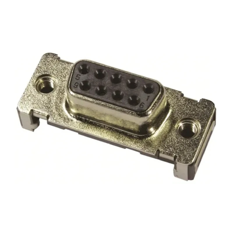 HARTING D-Sub 9 Way Straight 2.74 mm Pitch Surface Mount Metal Housing 5A 1000V Connector 09551156612741