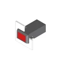 EAO Modular Push Button Switch Actuator Black for Use with Series 22 22-211.011