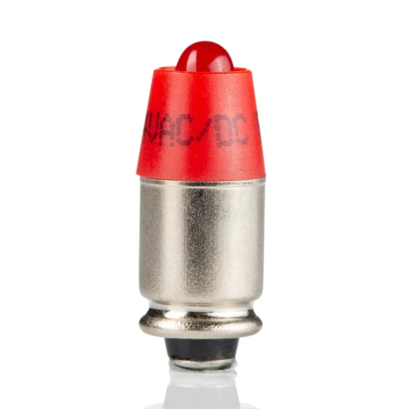 EAO Red Indicator Lamp Single Chip 24 V AC/DC 6.1 mm Diameter 10-2J12.1062