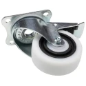 Tente Heavy Duty Pressed Steel Swivel Castor 160 kg Load Capacity 100 mm Wheel Diameter 3477HUR100P62 White