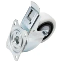 Tente Heavy Duty Pressed Steel Swivel Castor 160 kg Load Capacity 100 mm Wheel Diameter 3477HUR100P62 White