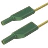 Hirschmann Test & Measurement Connector Test Lead 32A, 1000 V ac, 1000 V dc, Yellow Green, 1 m Lead Length 934088188