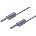 Hirschmann Test & Measurement Connector Test Lead 10A, 1000 V AC/DC, Grey, 500 mm Lead Length 975695706