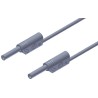 Hirschmann Test & Measurement Connector Test Lead 10A, 1000 V AC/DC, Grey, 500 mm Lead Length 975695706