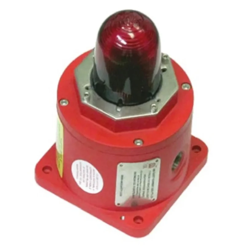 Moflash Explosion Proof Red Beacon 240V DC Flashing Base with Xenon Bulb IP66 BC150
