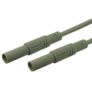 Hirschmann Test & Measurement Connector Test Lead 32A, 1000 V AC/DC, Grey, 2 m Lead Length 934077106