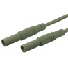 Hirschmann Test & Measurement Connector Test Lead 32A, 1000 V AC/DC, Grey, 2 m Lead Length 934077106