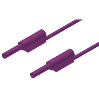 Hirschmann Test & Measurement Connector Test Lead 10A 1000V AC/DC Violet 1m Lead Length 975696709