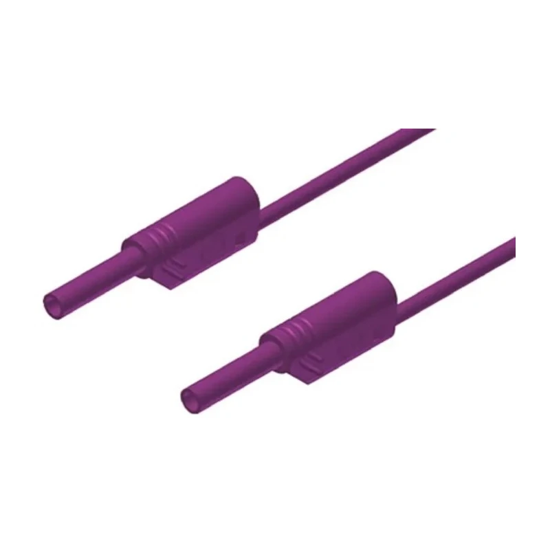 Hirschmann Test & Measurement Connector Test Lead 10A 1000V AC/DC Violet 1m Lead Length 975696709