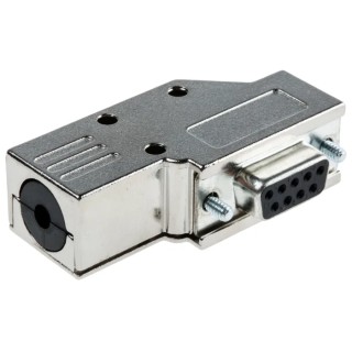 MH Connectors 9 Way Right Angle Zinc Alloy D-Sub Connector 5A 250V MHDCMR9-DM9S-K