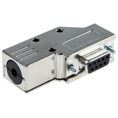 MH Connectors 9 Way Right Angle Zinc Alloy D-Sub Connector 5A 250V MHDCMR9-DM9S-K