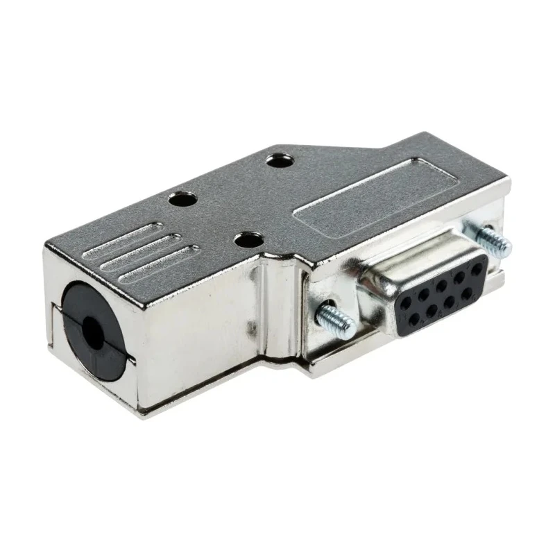 MH Connectors 9 Way Right Angle Zinc Alloy D-Sub Connector 5A 250V MHDCMR9-DM9S-K