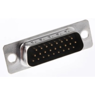 MH Connectors MHDDS 26 Way Straight 2.99 mm Pitch Cable D-Sub Connector Female MHHDS26-M-T-B-S