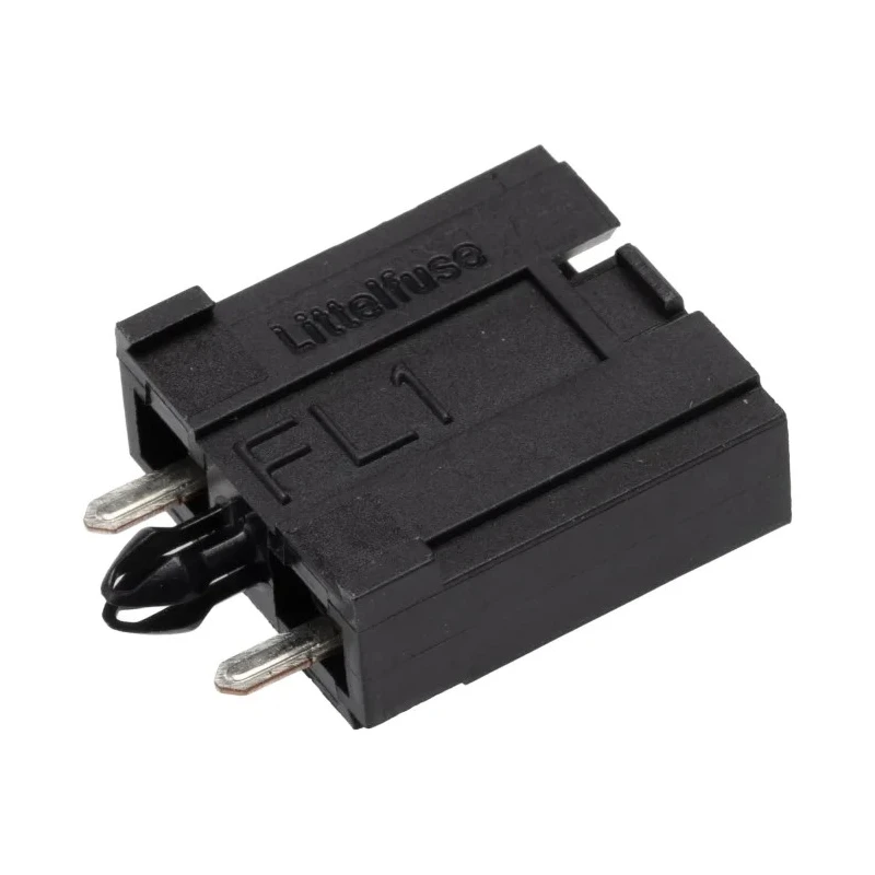 Littelfuse PCB Mount Fuse Holder 125V AC Thermoplastic Body FL1 Series Leaf Spring Connector 178.6764.0001