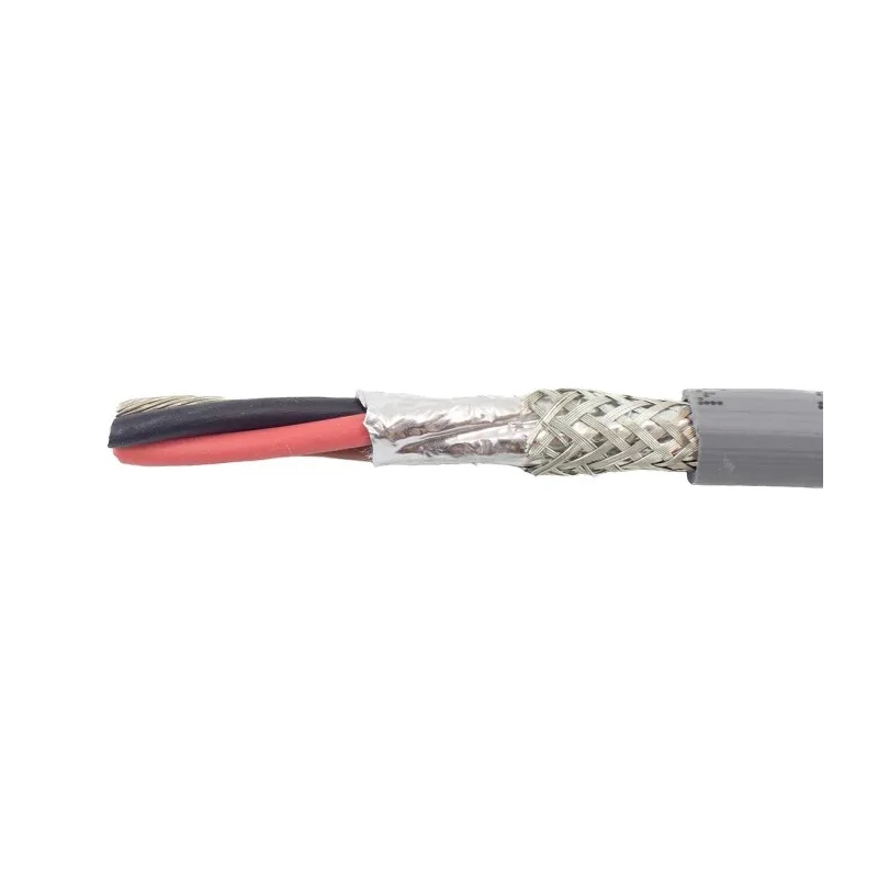 Alpha Wire ECO Control Cable 3 Cores 0.81mm² 18 AWG Screened 600V 30m Grey Modified Polyphenylene Ether Sheath 77214 SL005