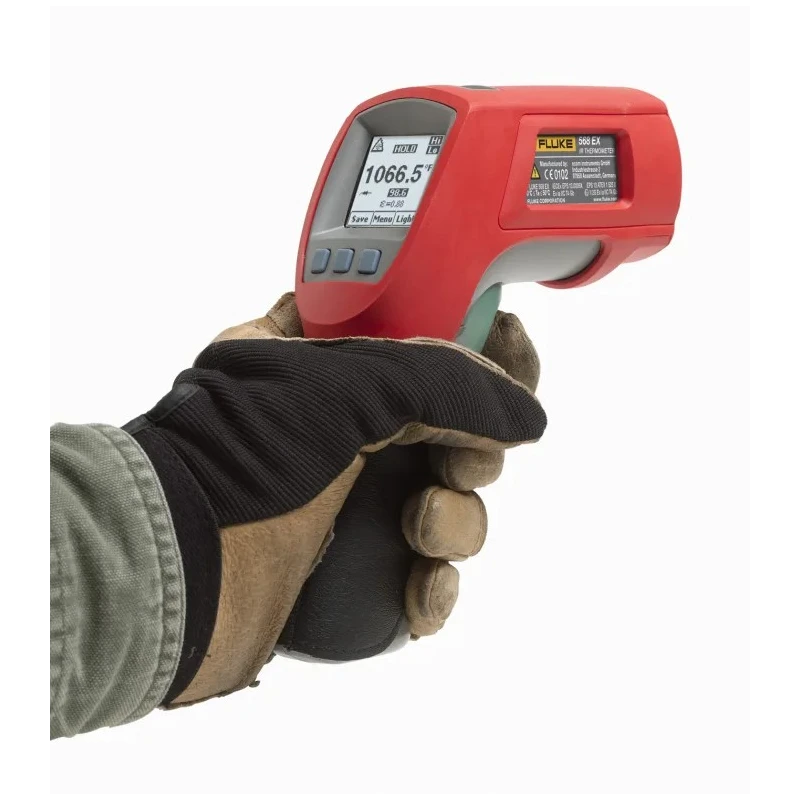 Fluke Infrared Thermometer 800°C Maximum Temperature, -40°C Minimum, ±1 °C Accuracy, Adjustable Emissivity Fluke 568EX