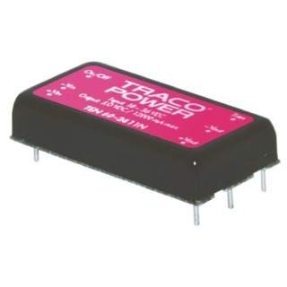 TRACOPOWER DC/DC Converter 15 V DC 1.333 A 18 V DC Input 9 V Input 60 W Metal Case PCB Mount TEN 60-1223N