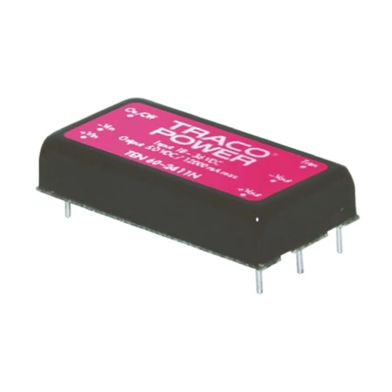 TRACOPOWER DC/DC Converter 15 V DC 1.333 A 18 V DC Input 9 V Input 60 W Metal Case PCB Mount TEN 60-1223N