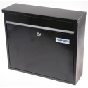 Rottner Comsafe Black Steel Mailbox 310 mm x 360 mm x 110 mm T02804